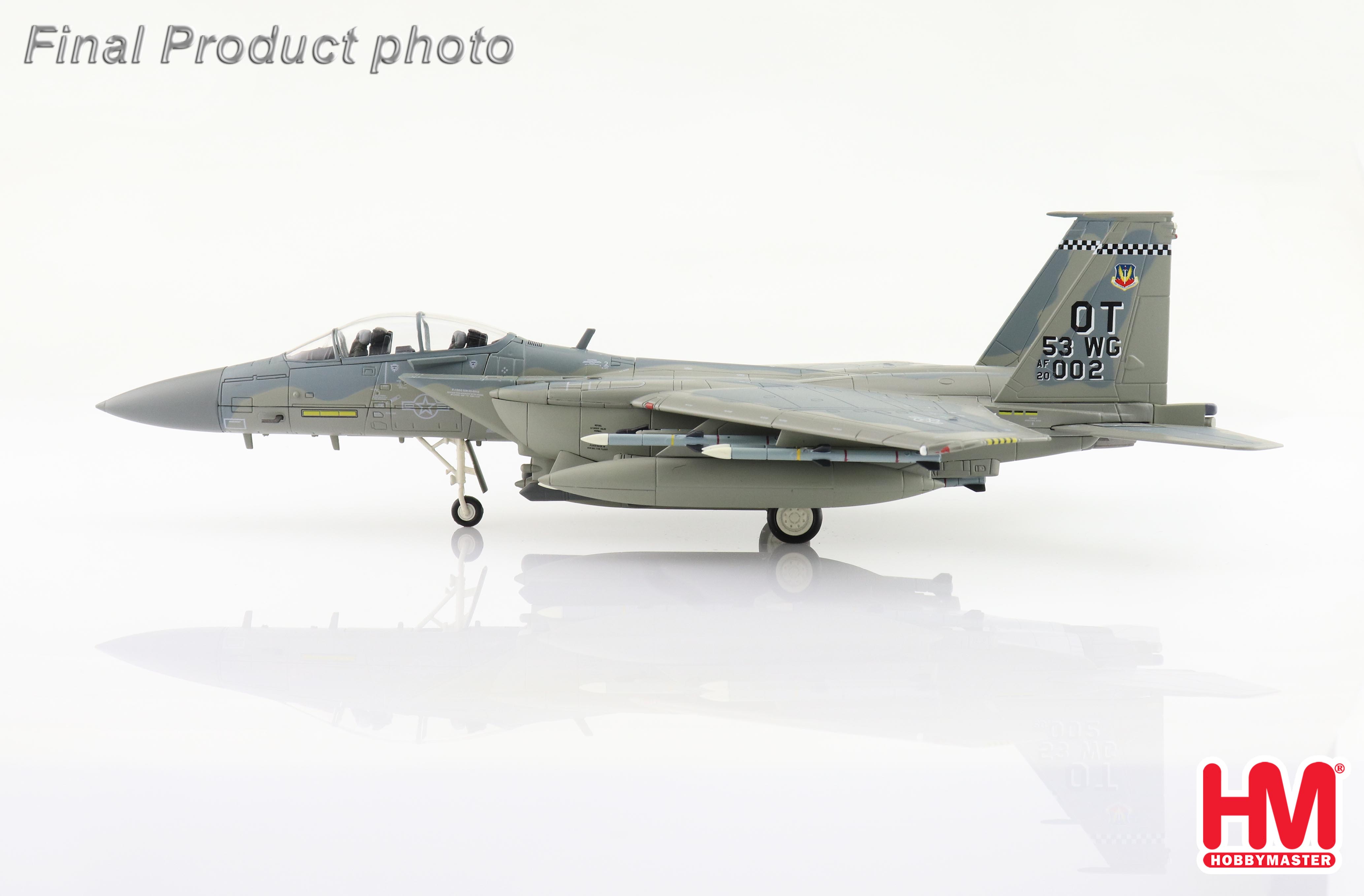 F-15EX Eagle II 20-0002, 53 WG, USAF, 2002 (with 8 x AIM-120)